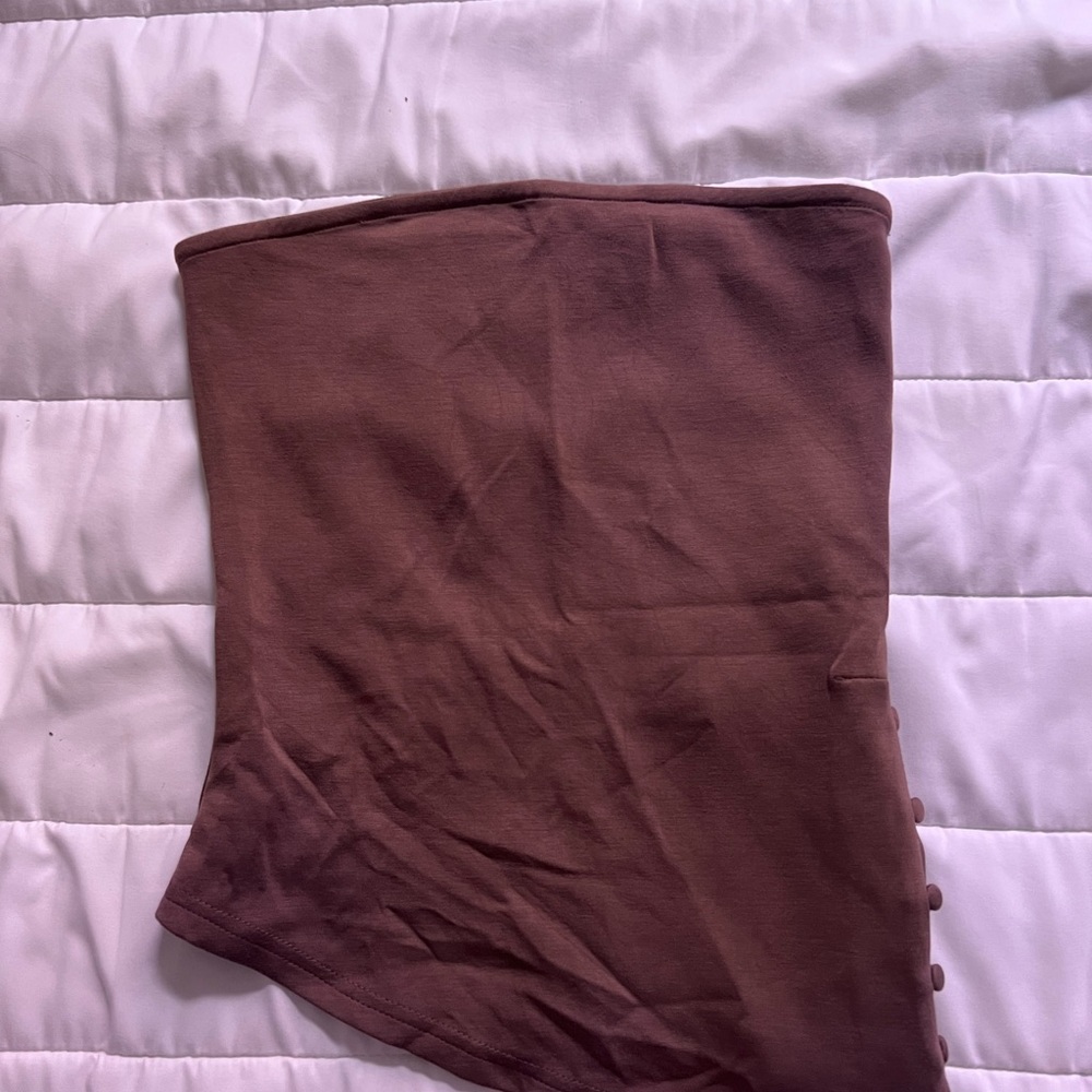 Brown Tube Top
